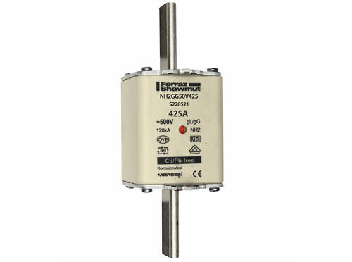 Fusible nh2 gg 425a - indicateur - 500v