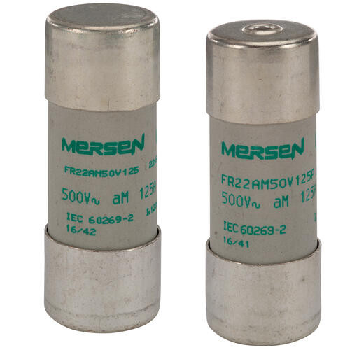 Cartouche fusible Mersen type aM 12A sans indicateur 22x58 mm 690V