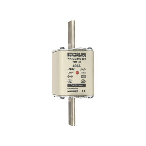 Fusible nh3 gg 400a - indicateur - 500v