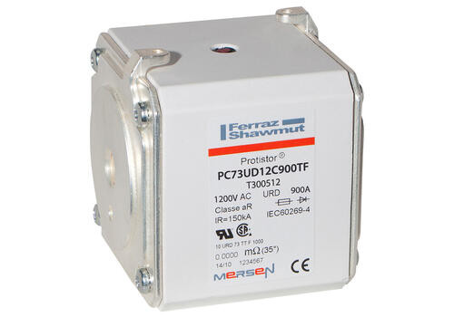 Fusible73 type ttf m12  ar 900a - indicateur - 1200v