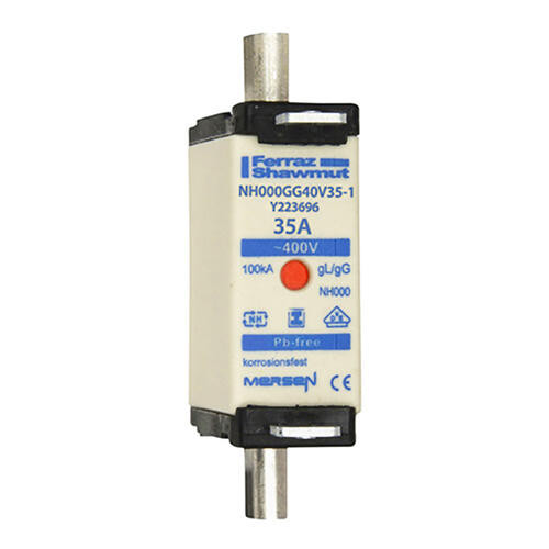 Fusible nh000 gg 35a - indicateur - 400v
