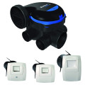 Aldes Kit EasyHOME HYGRO Classic + Bouches BAHIA® CURVE ELEC