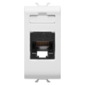 Rj45 socket - category 6 - utp - 1 module - white - antibacterial - chorus