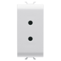 Selv socket-outlet - 2p 6a 24v - 1 module - white - antibacterial - chorus