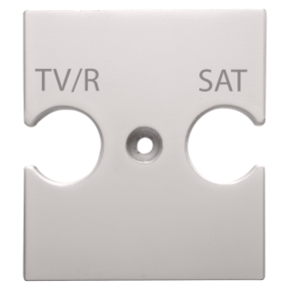 Universal support - combined socket outlet tv/r-sat - natural beige - chorus