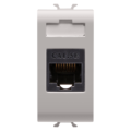 Rj45 socket - category 5e - utp - 1 module - natural beige - chorus