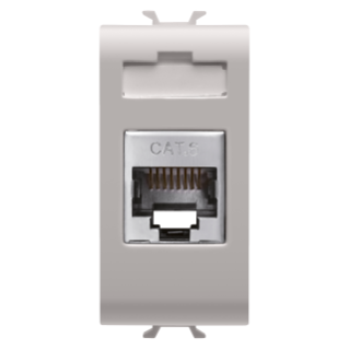 Rj45 socket - category 6 - ftp - 1 module - natural beige - chorus