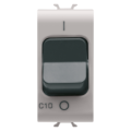 Miniature circuit breaker - c characteristic - 1p+n 10a 230vac - 1 module - natural beige - chorus