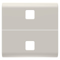 Touche inter. axial 2 lentilles 2p beige
