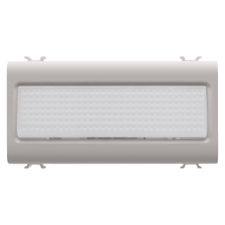 Autonomous emergency lamp - 230vac 50/60hz 1h - 4 modules - natural beige - chorus