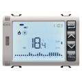 Timed thermostat/programmer with humidity management - knx - 3 modules - natural beige - chorus