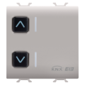 Actuator for roller shutters - 1 channel - 6a - knx - 2 modules - natural beige - chorus