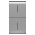 Touche bouton-pou. conn. eco - 1p titane