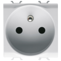Prise 2m 2 p+t 16a auto fr.bl. sat.