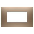 Plaque ego rectangulaire 4p cuivre doux