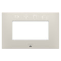 Plaque ego smart rect. 4p beige naturel