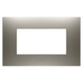 Plaque ego rectangulaire 4p acier