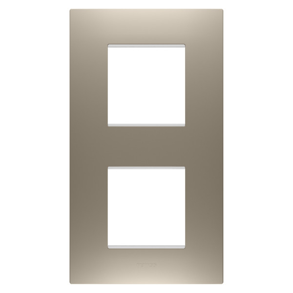 Plaque ego 2+2p v bronze clair