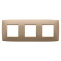 Plaque one 2+2+2p h cuivre doux