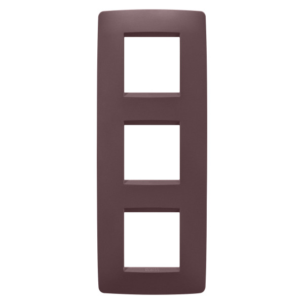 Plaque one 2+2+2p v rouge toscane