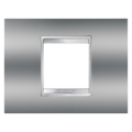 Plaque Lux 2p Chrome