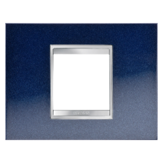 Plaque Lux 2p Metal Bleu Chic