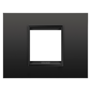Plaque lux 2p metal no satin monoch