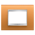 Plaque lux 3p verre ocre