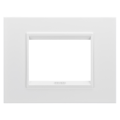 Plaque lux 3p metal bl satin.monochr