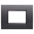 Plaque lux rect. 3p ardoise absolue