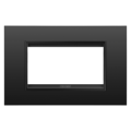 Plaque lux 4p metal no satin monoch