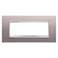 Plaque Lux 6p Metal Aluminium BrossÉ