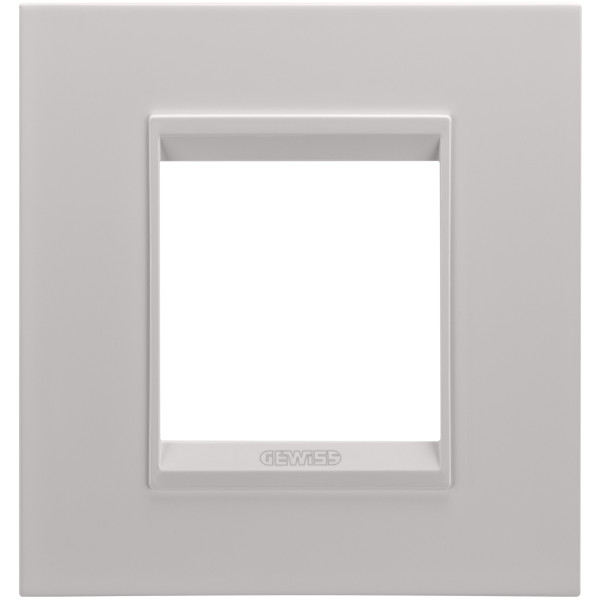 Plaque lux 2p métal beige naturel