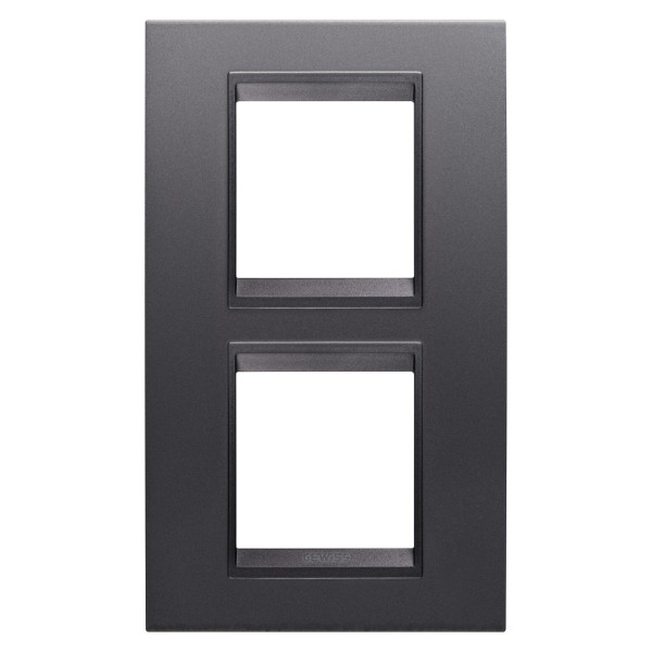 Plaque lux 2+2p v ardoise absolue