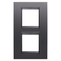 Plaque lux 2+2p v ardoise absolue