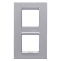 Plaque lux 2+2p v titane