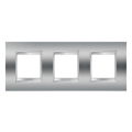 Plaque Lux Int. 2+2+2p H Chrome
