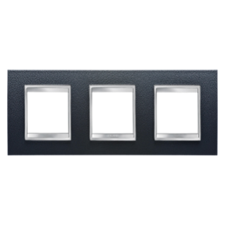 Plaque Lux Int. 2+2+2p H Cuir Noir