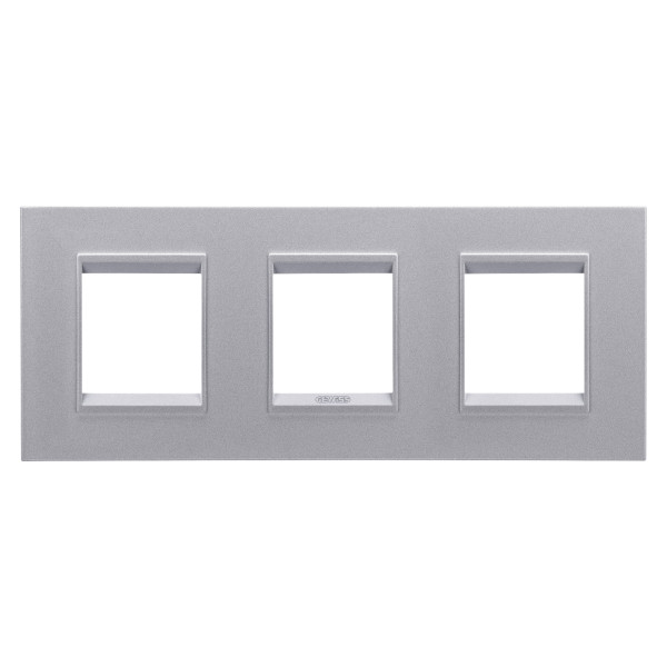 Plaque lux 2+2+2p h titane
