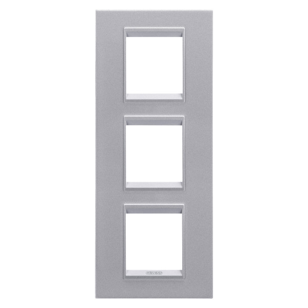 Plaque lux 2+2+2p v titane