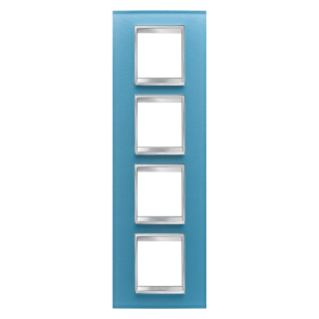 Plaque Lux Int. 2+2+2+2p V Verre Aigue-m