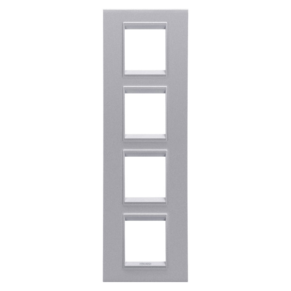 Plaque lux 2+2+2+2p v titane