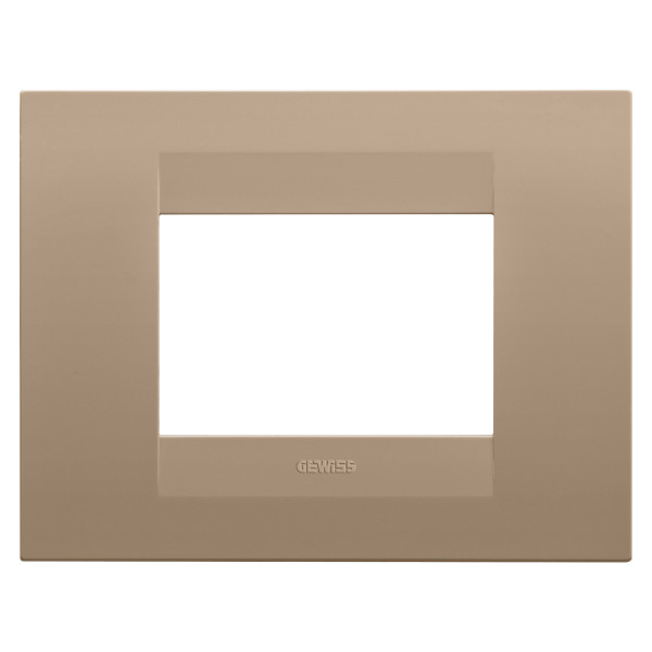 Plaque geo rectangulaire 3p cuivre doux