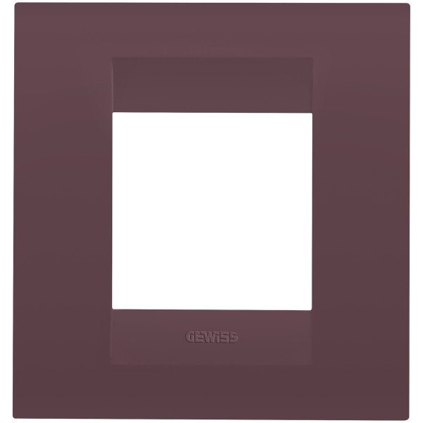 Plaque geo 2p rouge toscane