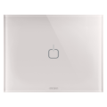 Ice touch plate - glass - 1 symbol - natural beige - chorus