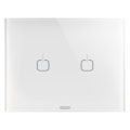 Plaque ice touch 3p blanc 2 symb.