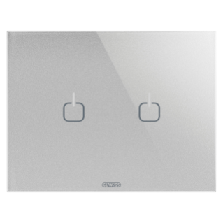 Plaque ice touch 3p titane 2 symb.