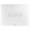 Plaque ice touch 3p blanc 3 symb.