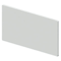 Plastron Plein Tableau 12m.blanc