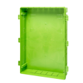 Back box for flush mount. enc. 12m green